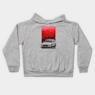 ef hatch with B16 Background Kids Hoodie